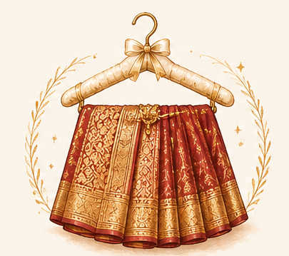 Royal Bridal Hanger Pleating