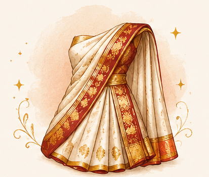 Silk Saree Pleating